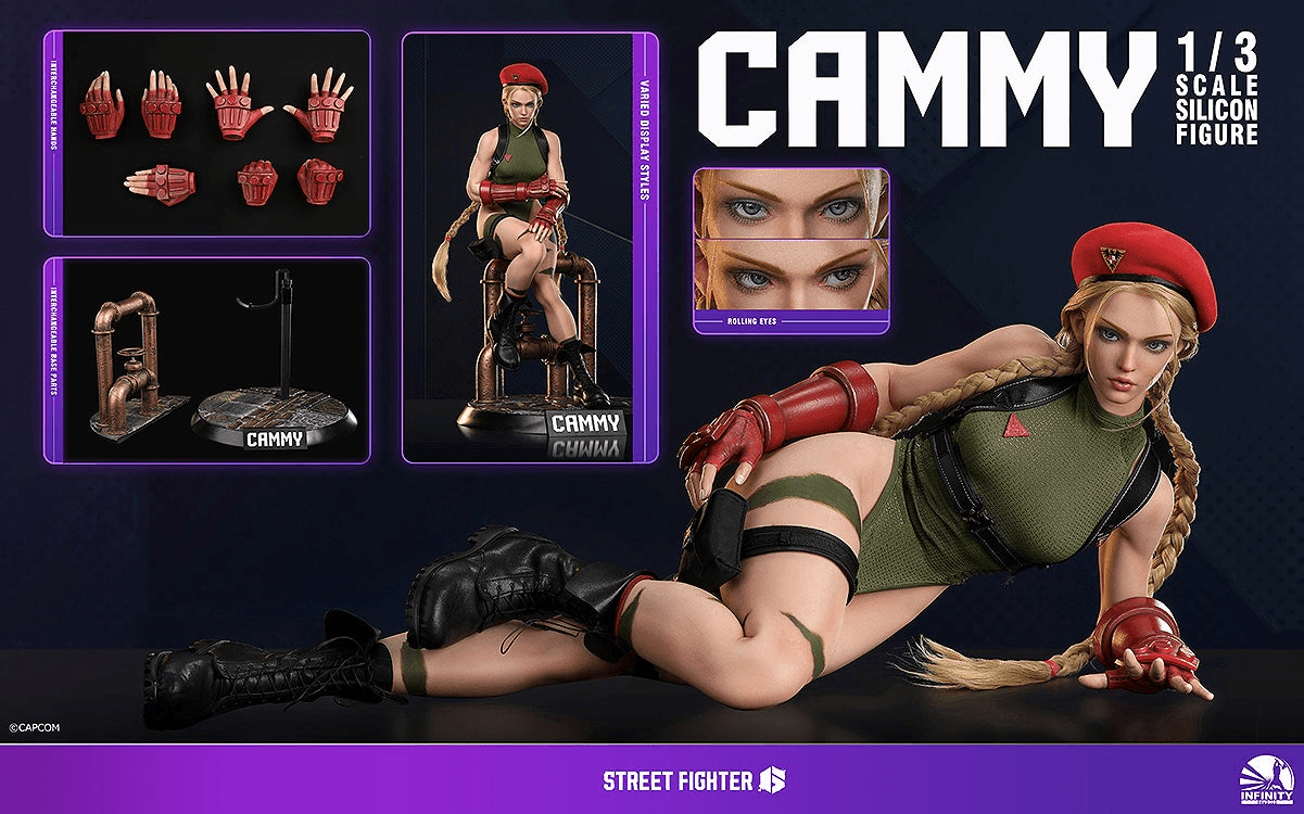 Infinity Studio Street Fighter 6 Cammy 1/3 Scale Silicone Action Figure