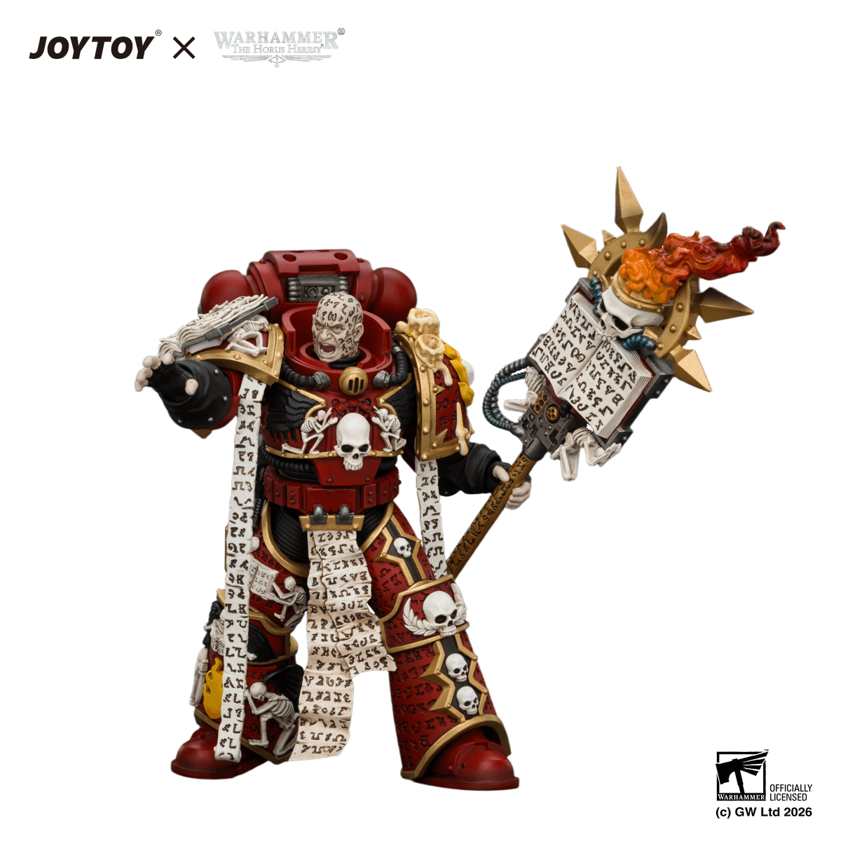 Word Bearers Erebus, the Dark Apostle with Crux Malifica and Plasma Pistol