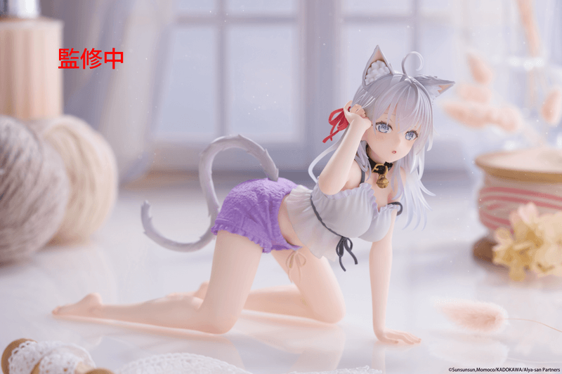 TAITO Alya Sometimes Hides Her Feelings in Russian Desktop Cute Figure - Alya (Cat Ear Roomwear Ver.) | 840342403929