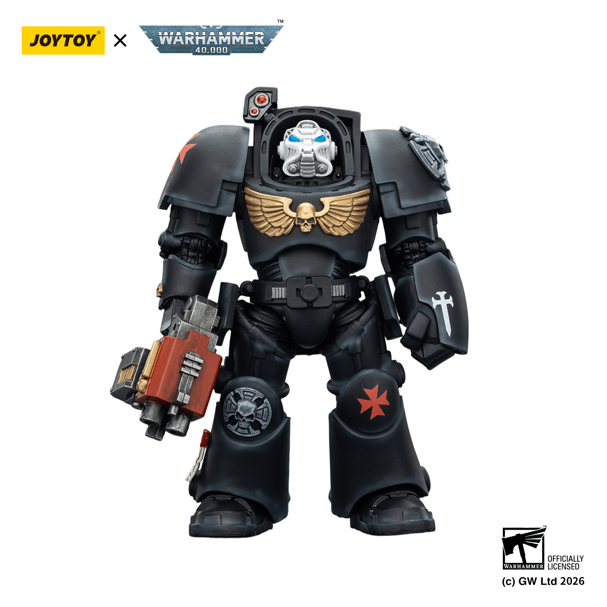 BlackTemplars Terminator 2 with Power Fist and Storm Bolter | 6927054403103