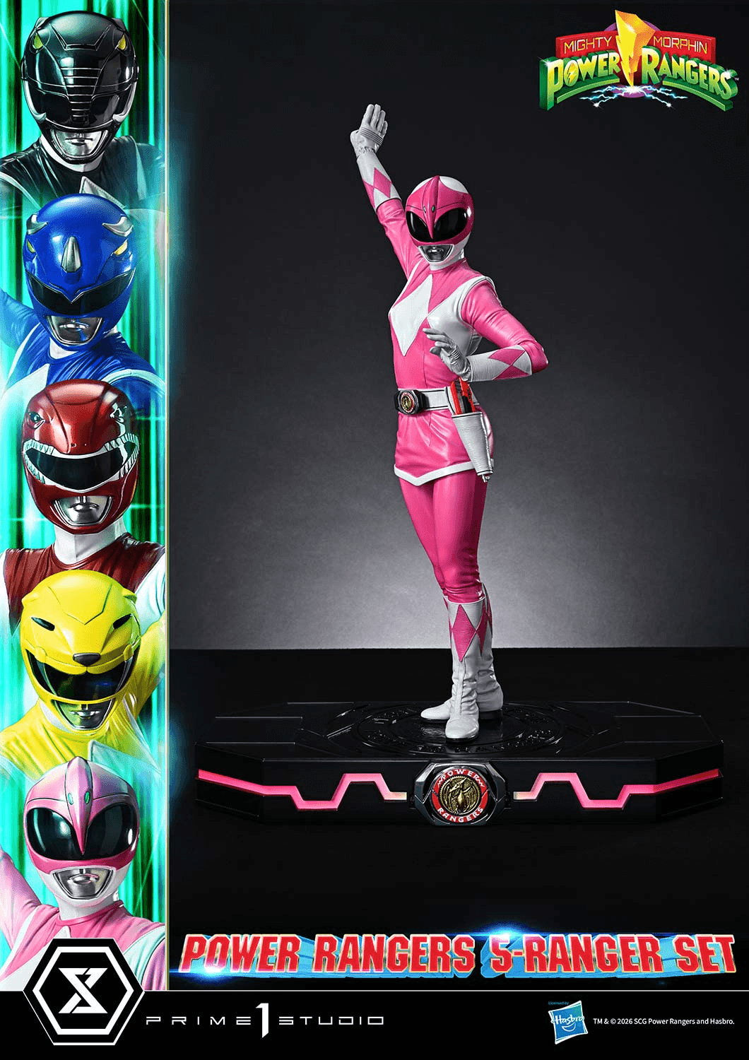 Premium Masterline Mighty Morphin Power Rangers Power Rangers 5-Ranger Set Deluxe Version