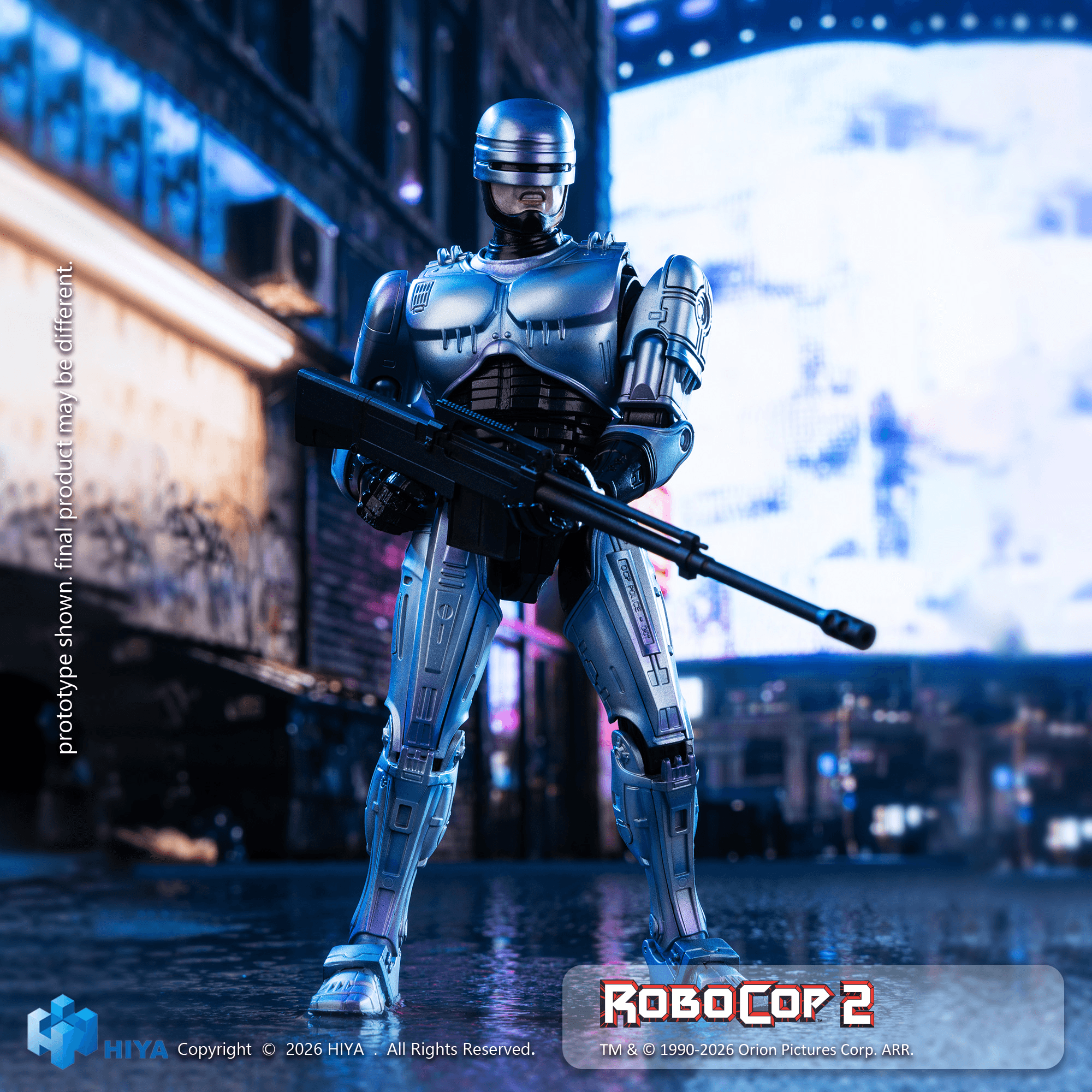 1/12 Scale 6.5 Inch RoboCop 2 RoboCop Action Figure | 6957534205323