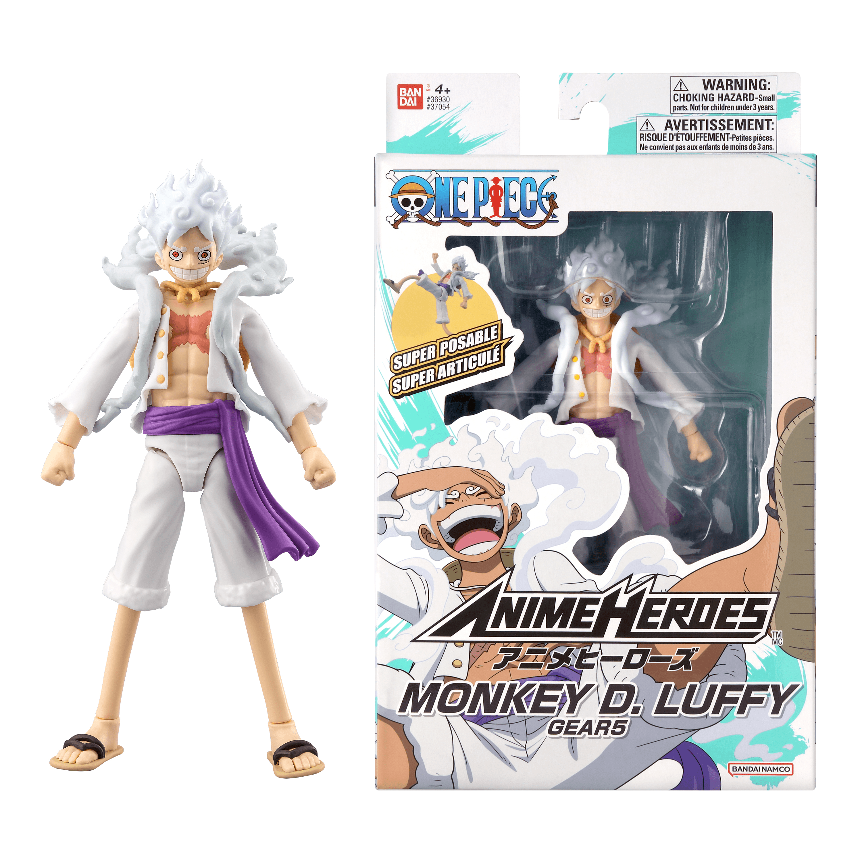 AnimeHeroes ONE PIECE - Monkey D. Luffy Gear 5 | 045557370541