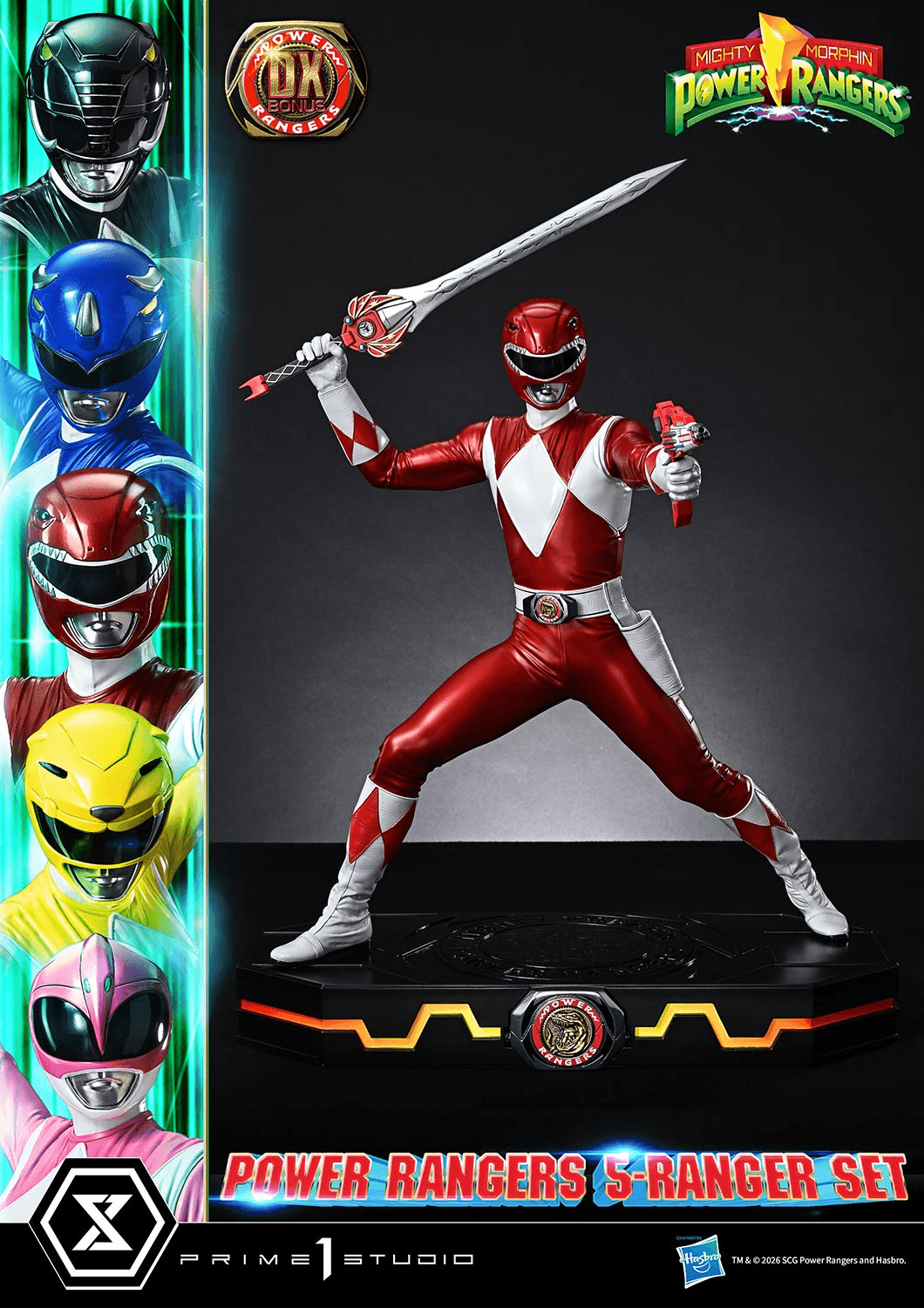 Premium Masterline Mighty Morphin Power Rangers Power Rangers 5-Ranger Set DX Bonus Version