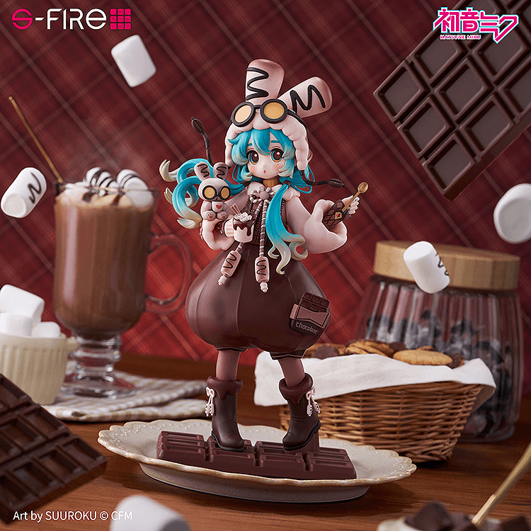 SEGA Hatsune Miku Marshmallow Hot Cocoa Figure | 4582733437897