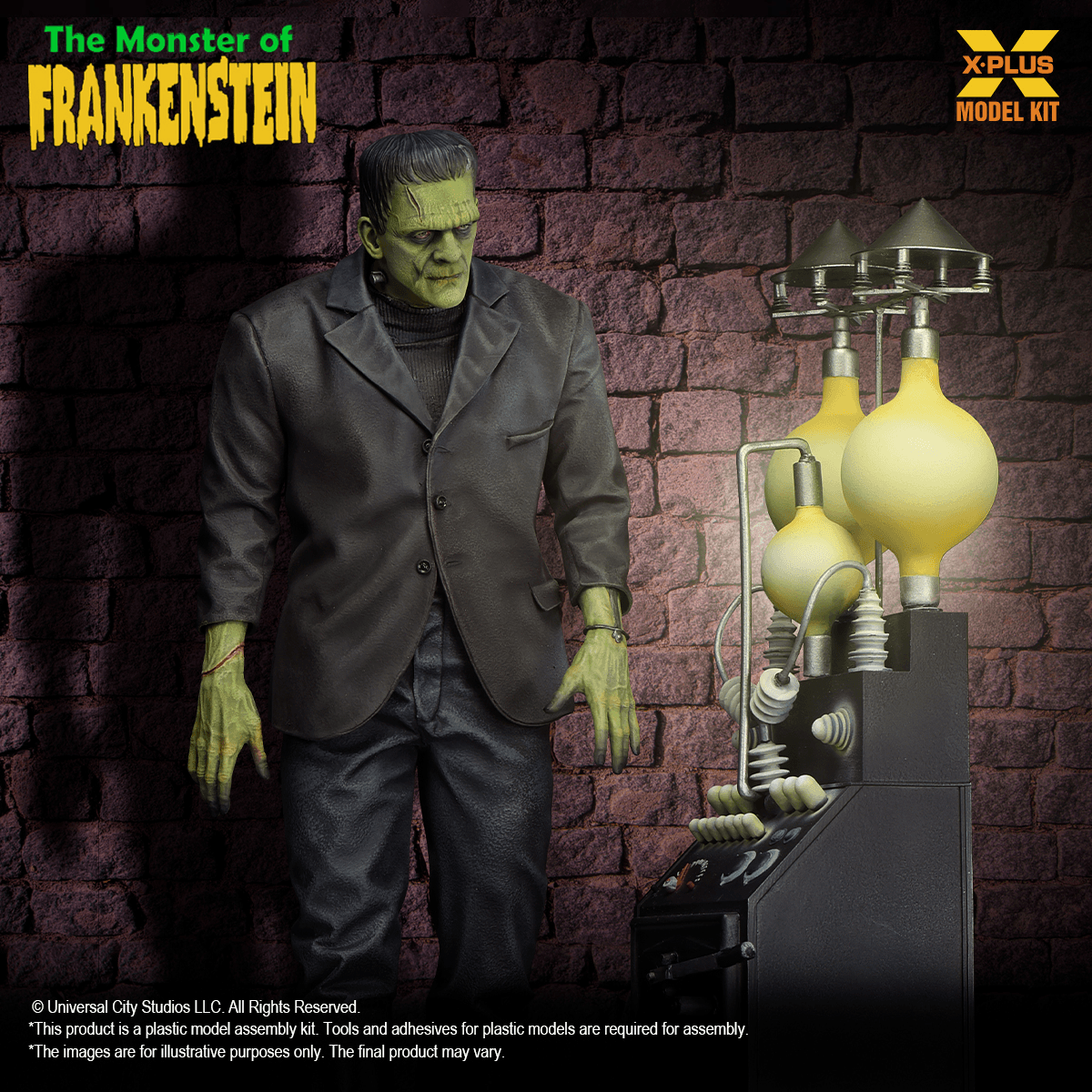 1/8 Scale The Monster of Frankenstein Plastic Model Kit | 4532149023580