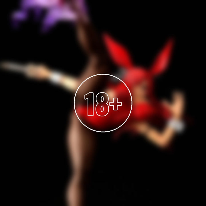 Erza Scarlet HIGH KICKver. CRIMSON Bunny - 18+ adults only cover