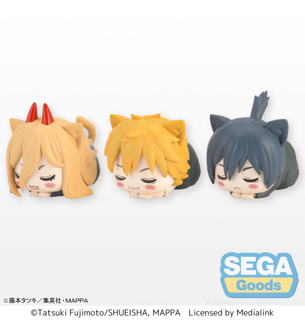 SEGA Ohiruneko Chainsaw Man Mini Figure Denji & Power & Aki Hayakawa (EX) (Pack of 14: 5 Denji, 5 Power, 4 Aki) | 4580779527671