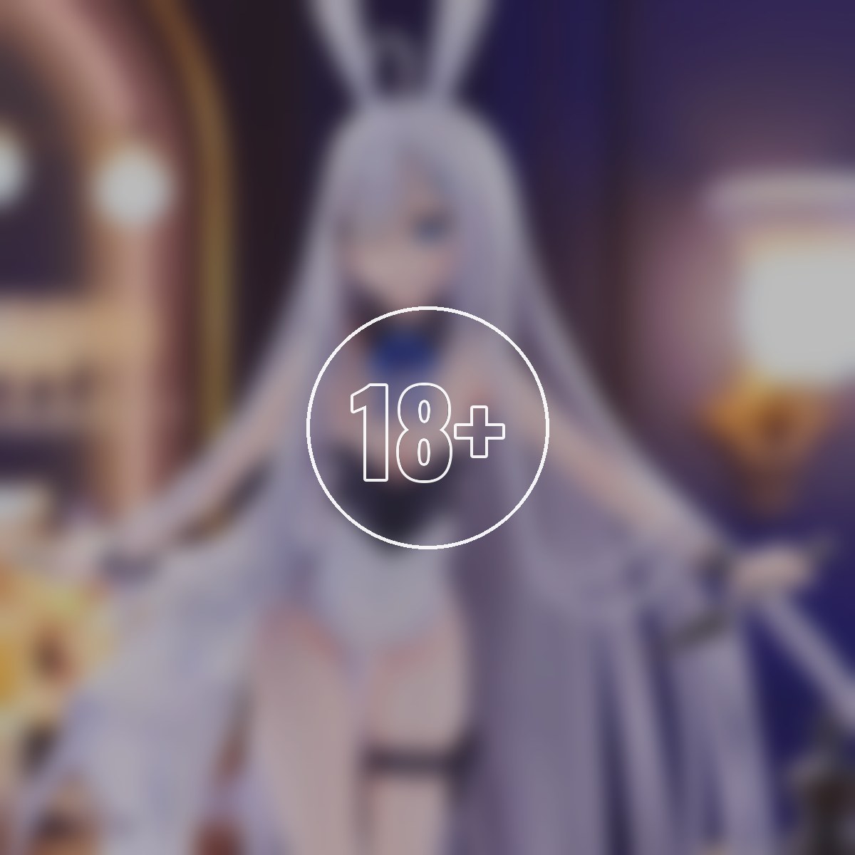 Playing Death Games to Put Food on the Table Light Novel: Yuki Bunny Dress ver. - 18+ adults only cover