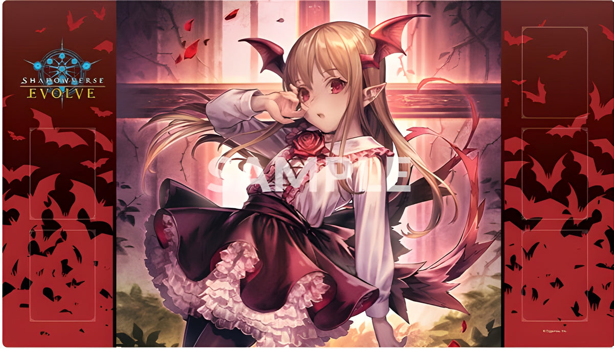 Playmat: Bushi Supplies Rubber Playmat- Shadowverse Evolve- Vania, Nightshade Vampire