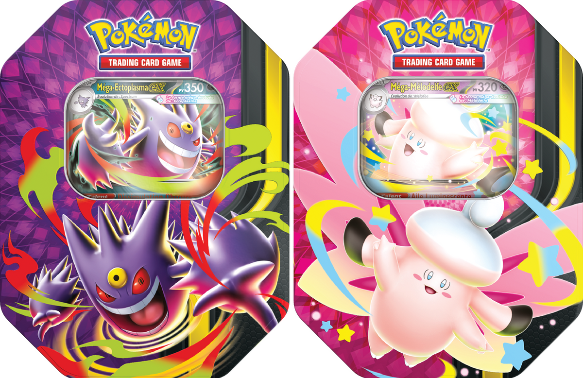Pokemon French MEGA Moonlit Tin
