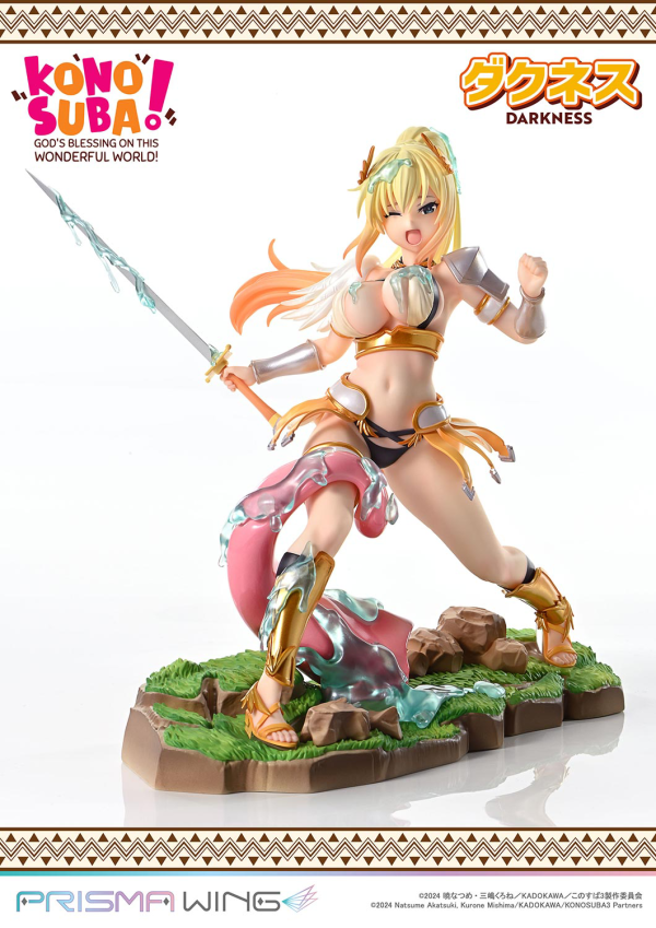 Prime 1 Studio PRISMA WING The anime KONOSUBA -God's blessing on this wonderful world! DARKNESS 1/7 Scale Pre-Painted Figure(4582647121769)