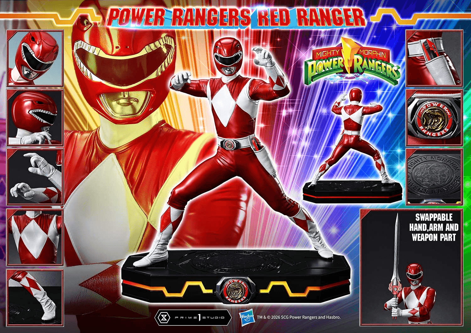 Premium Masterline Mighty Morphin Power Rangers Red Ranger