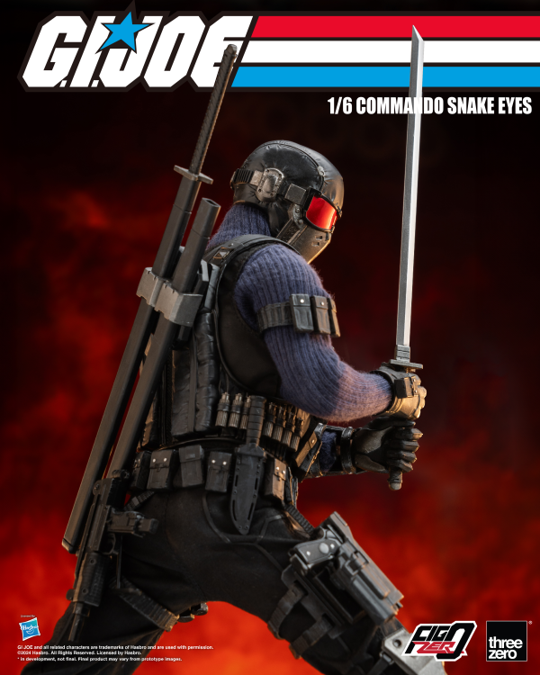 threezero G.I. Joe - FigZero 1/6 Commando Snake Eyes | 4895250811317
