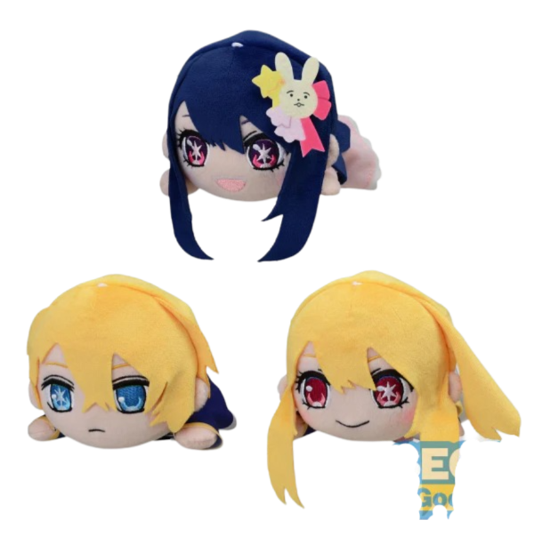 SEGA NESOBERI (Lay-Down) "OSHI NO KO" Mini Plush Vol.1 (EX) (Pack of 25: 9 Ai, 8 Aqua, 8 Ruby) | 4580779536581