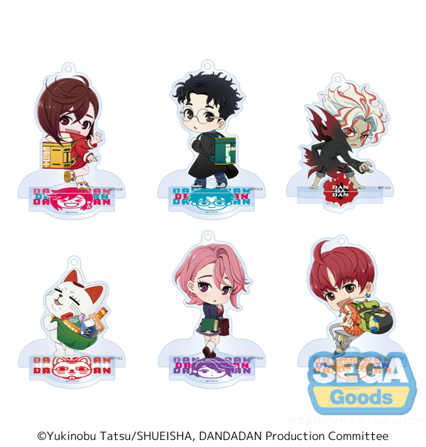 SEGA TV Anime DAN DA DAN Chibi Acrylic Keychain Stand | 4582733451473