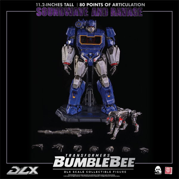 Three Zero Transformers: Bumblebee - DLX Soundwave and Ravage | 4897056202627