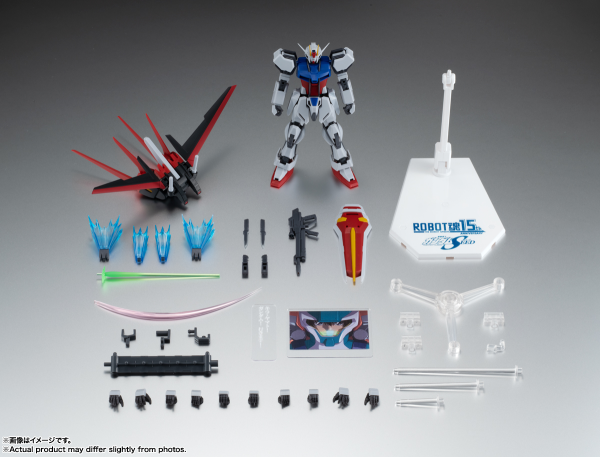 BANDAI Tamashii GAT-X105+AQM/E-X01 Aile Strike Gundam ver. A.N.I.M.E. ~Robot Spirits 15th Anniversary~ "Mobile Suit Gundam Seed", TAMASHII NATIONS The Robot Spirits | 4573102655493