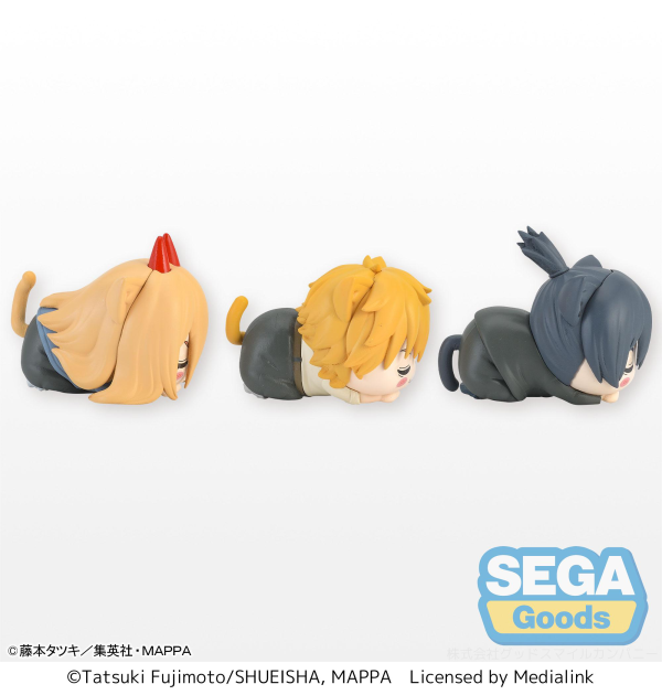 SEGA Ohiruneko Chainsaw Man Mini Figure Denji & Power & Aki Hayakawa (EX) (Pack of 14: 5 Denji, 5 Power, 4 Aki) | 4580779527671