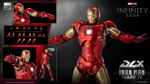 threezero Marvel Studios: The Infinity Saga: DLX Iron Man Mark 4(4895250812888)(4895250812888)