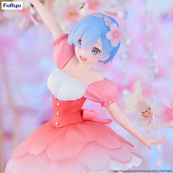 FURYU Corporation Re:ZERO -Starting Life in Another World- Trio-Try-iT Figure -Rem Cherry Blossom-(re-run) | 4582655073777