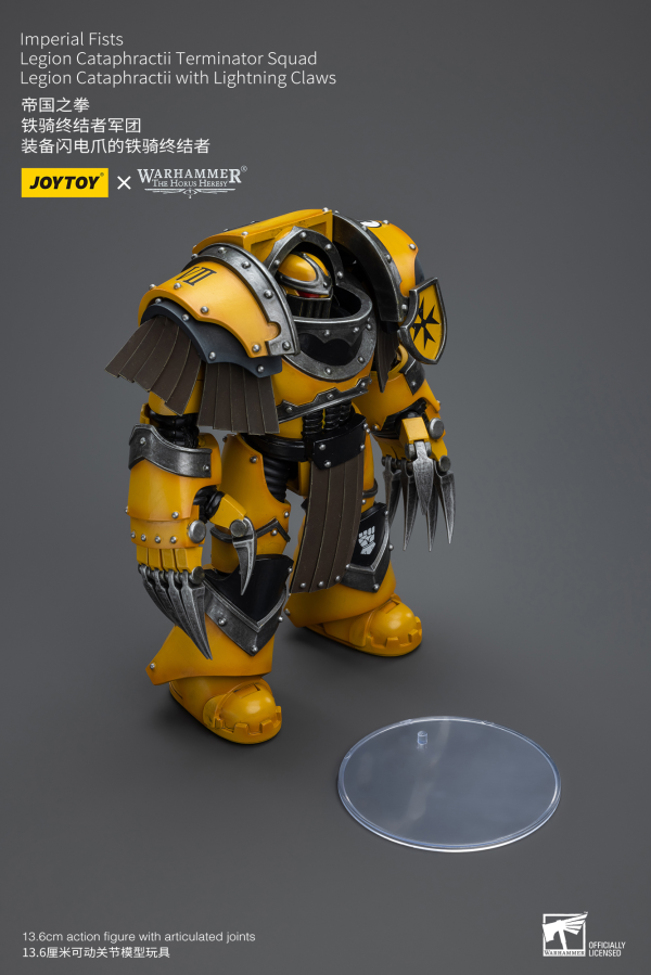 Joy Toy Imperial Fists Legion Cataphractii Terminator Squad Legion Cataphractii with Lightning Claws | 6973130379404