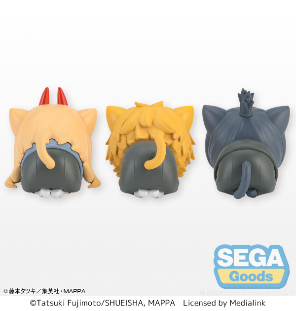 SEGA Ohiruneko Chainsaw Man Mini Figure Denji & Power & Aki Hayakawa (EX) (Pack of 14: 5 Denji, 5 Power, 4 Aki) | 4580779527671