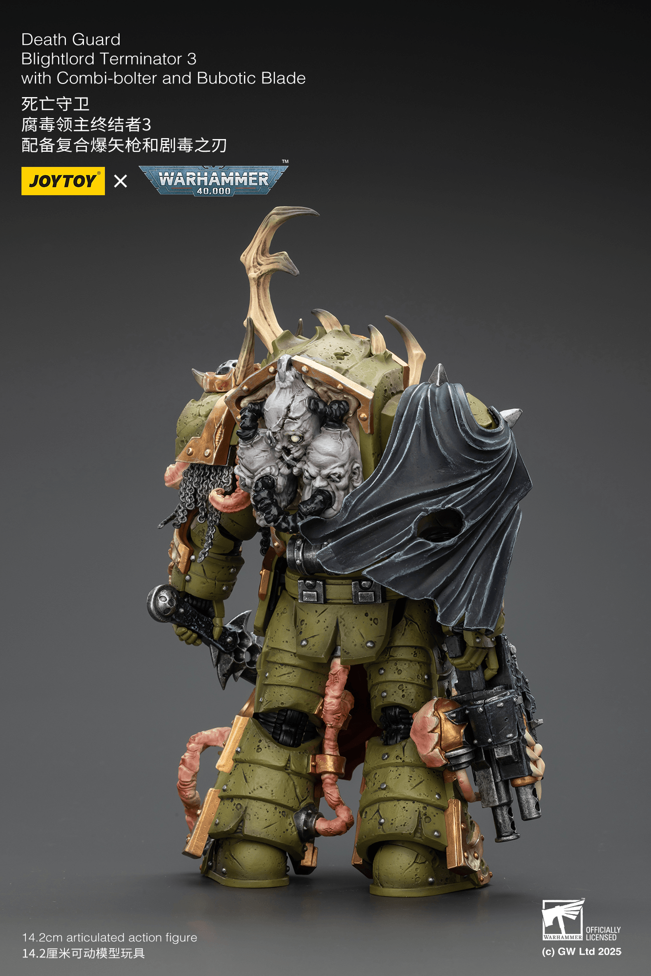 Death Guard Blightlord Terminator 3 with Combi-bolter and Bubotic Blade | 6927054402885