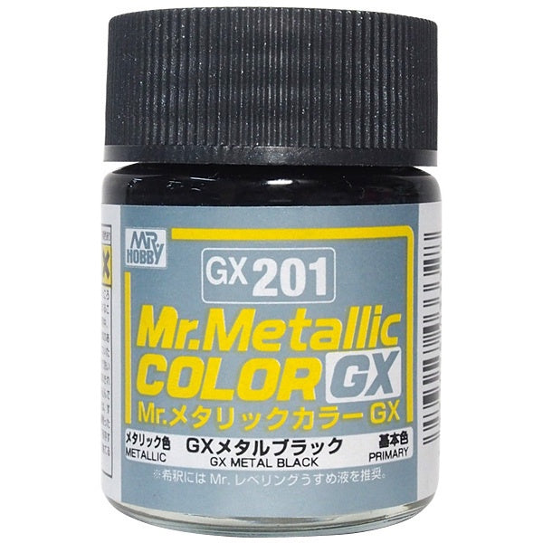 Mr Hobby Mr Color GX 201 Metal Black | 4973028033328