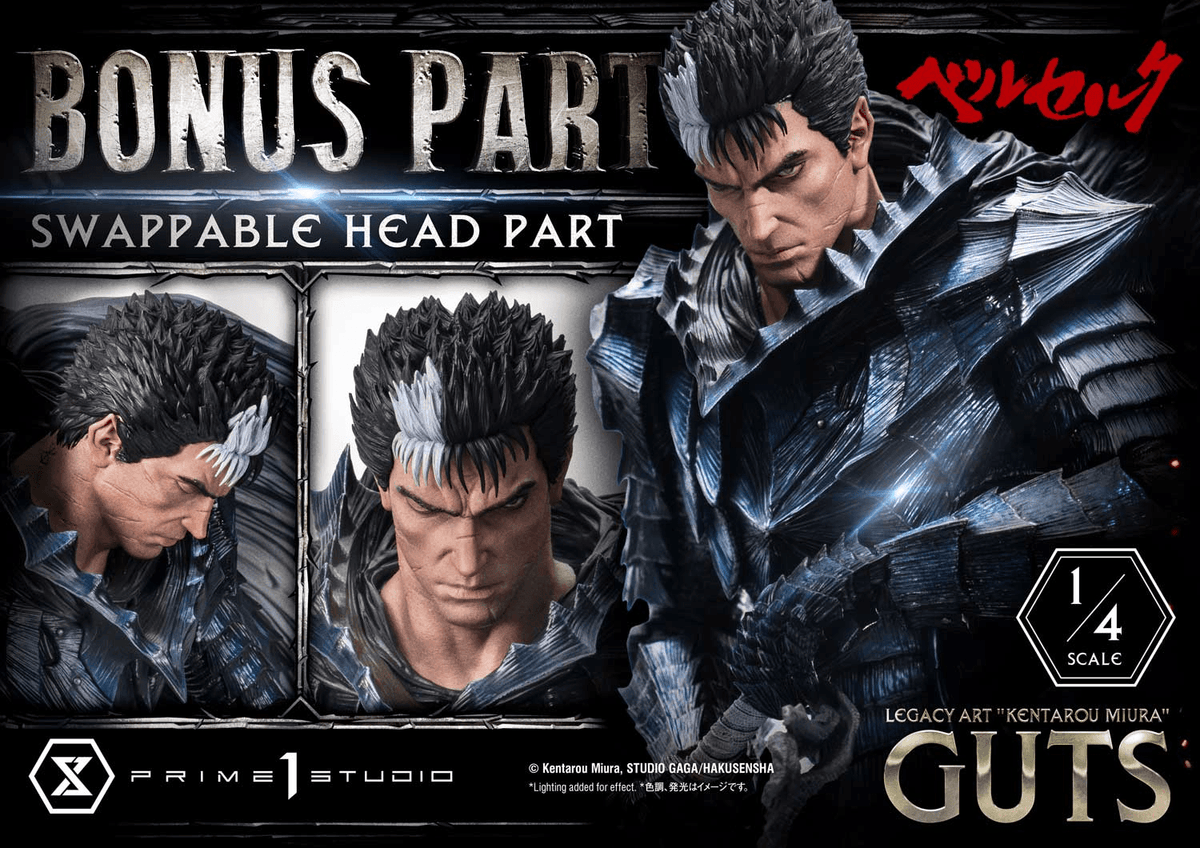 Legacy Art "Kentarou Miura" Berserk Guts 1/4 Scale Bonus Version