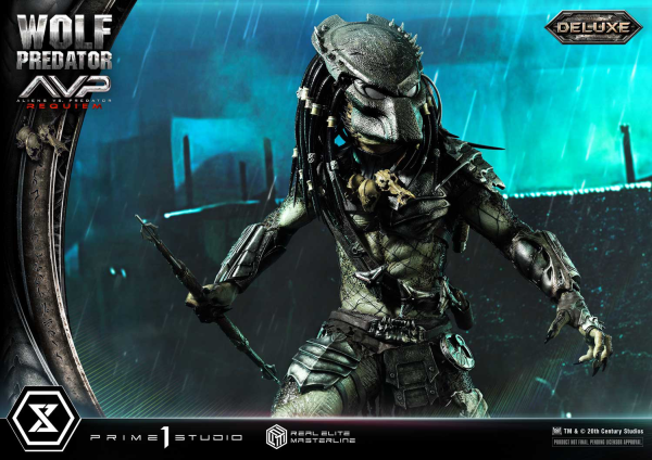 Prime 1 Studio Real Elite Masterline Aliens vs. Predator: Requiem Wolf Predator DX Bonus Version | 4582647121646