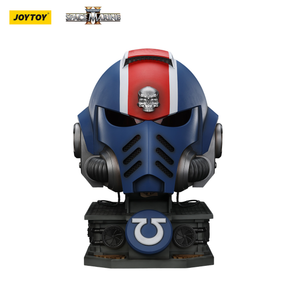 JOYTOY Ultramarines Lieutenant Titus' MKX Helmet & Display Stand | 6927054401697