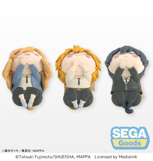 SEGA Ohiruneko Chainsaw Man Mini Figure Denji & Power & Aki Hayakawa (EX) (Pack of 14: 5 Denji, 5 Power, 4 Aki) | 4580779527671
