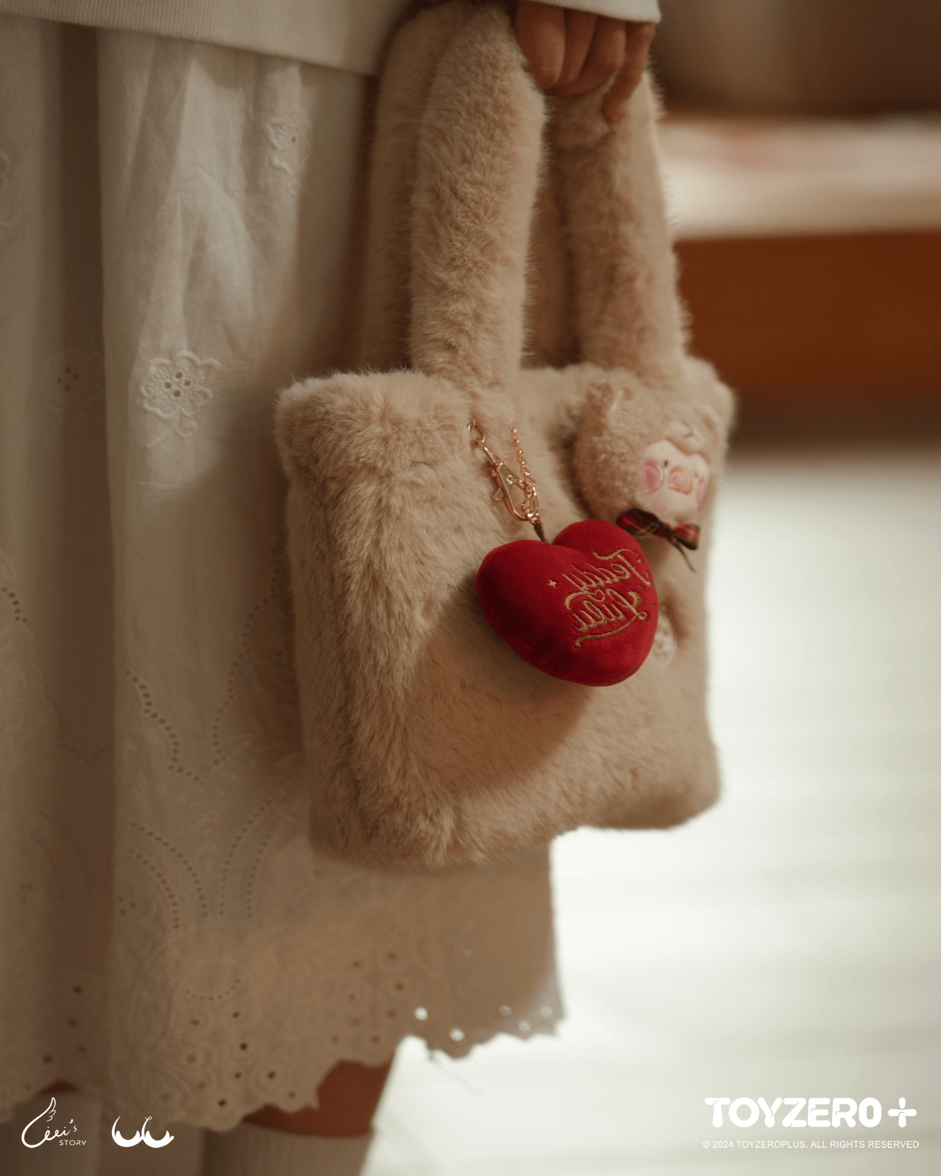 LuLu the Piggy - Teddy LuLu Plush Tote Bag | 781005360244