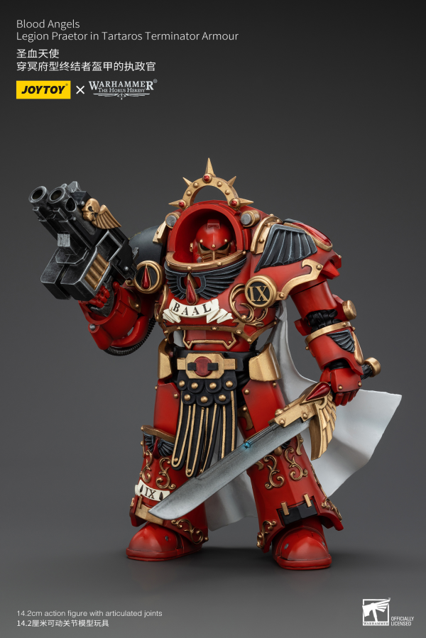 JOYTOY Blood Angels Legion Praetor in Tartaros Terminator Armour | 6927054400386