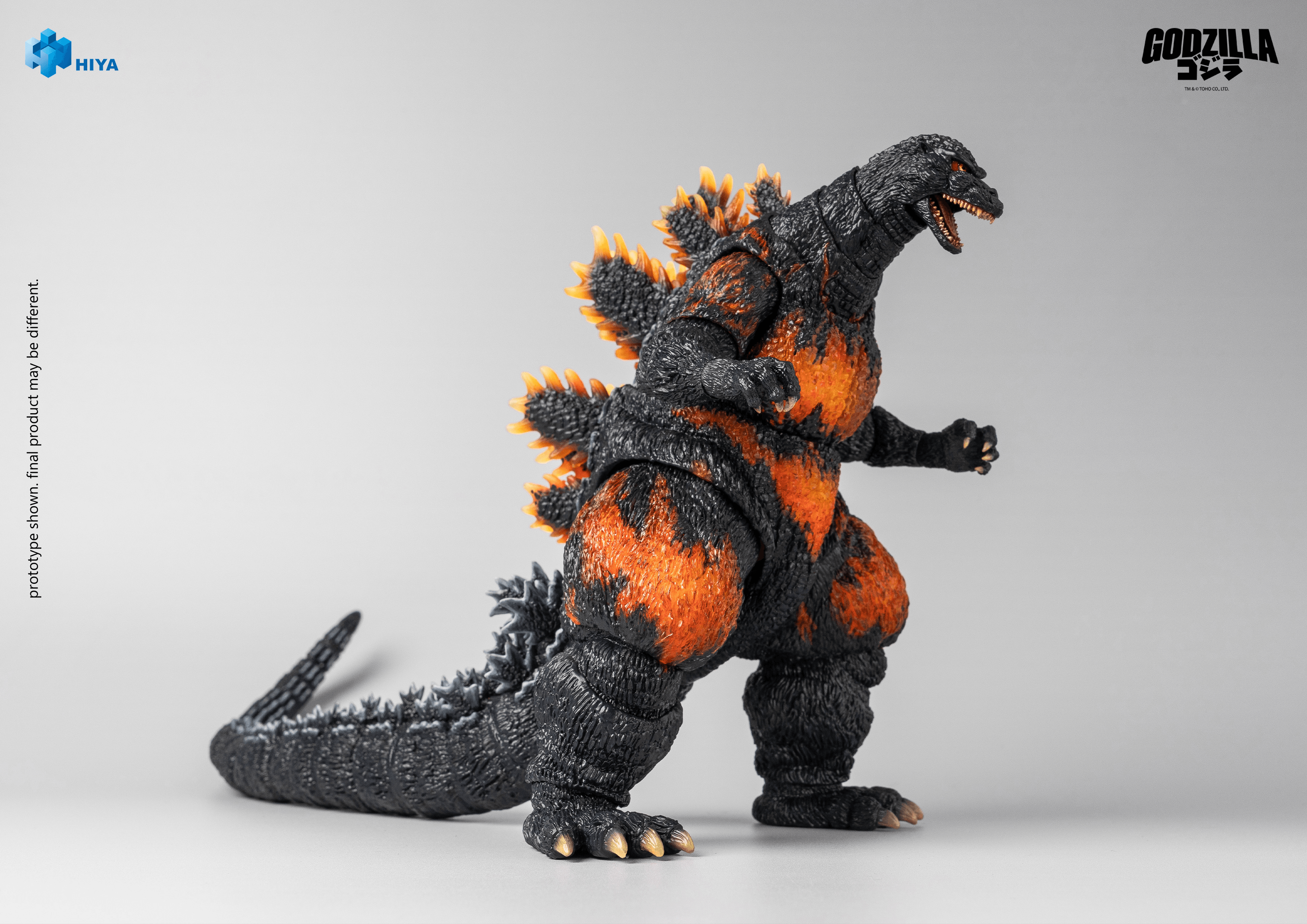 HIYA Exquisite Basic Series None Scale 7 Inch Godzilla vs. Destoroyah 1995 Burning Godzilla Action Figure | 6957534205026