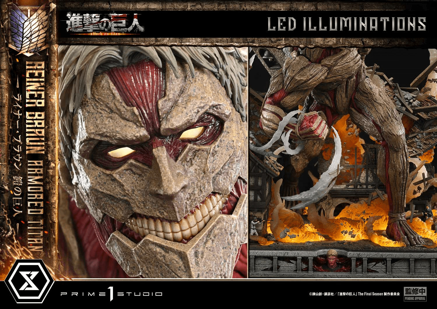 Ultimate Diorama Masterline TV animation Attack on Titan Reiner Braun Armored Titan Bonus Version | 4582647124722