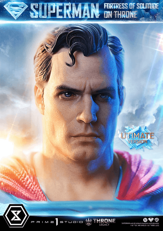 Prime 1 Studio Throne Legacy Superman (Comics) Superman Fortress of Solitude on Throne (Design by Gabriele Dell'Otto) Ultimate Bonus Version | 4582647122162
