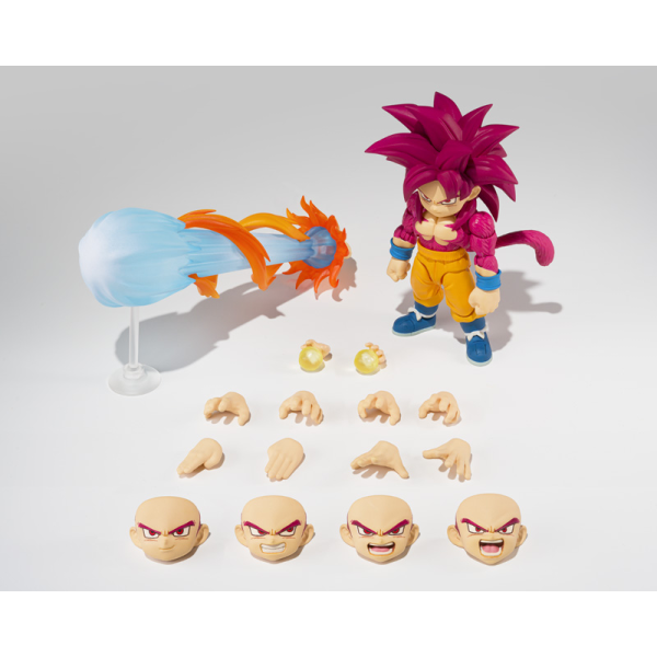 TAMASHII NATIONS SUPER SAIYAN 4 SON GOKU (MINI) -DAIMA- "Dragon Ball -Daima-", TAMASHII NATIONS S.H.Figuarts (P-Bandai Exclusive) | 4573102673497