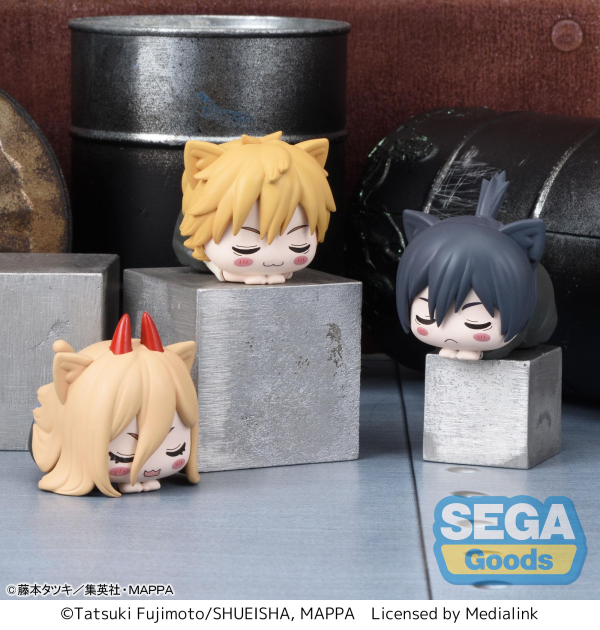 SEGA Ohiruneko Chainsaw Man Mini Figure Denji & Power & Aki Hayakawa (EX) (Pack of 14: 5 Denji, 5 Power, 4 Aki) | 4580779527671