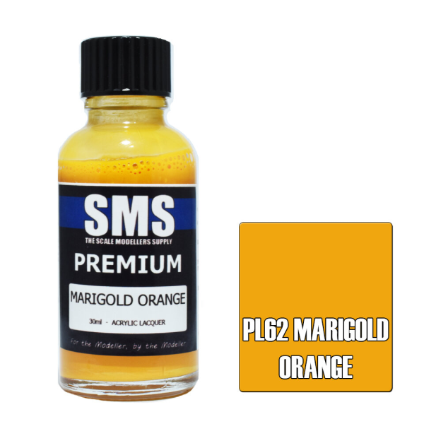 The Scale Modellers Supply (SMS) Premium MARIGOLD ORANGE 30ml | 707959821433