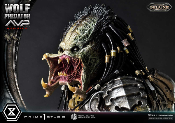 Prime 1 Studio Real Elite Masterline Aliens vs. Predator: Requiem Wolf Predator DX Bonus Version | 4582647121646