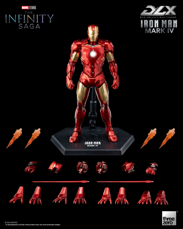 threezero Marvel Studios: The Infinity Saga: DLX Iron Man Mark 4 | 4895250812888