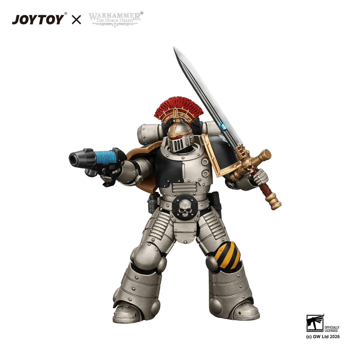 Iron Warriors Mkll Tactical Sergeant with Power Sword, Bolt Pistol and Plasma Pistol | 6927054404445