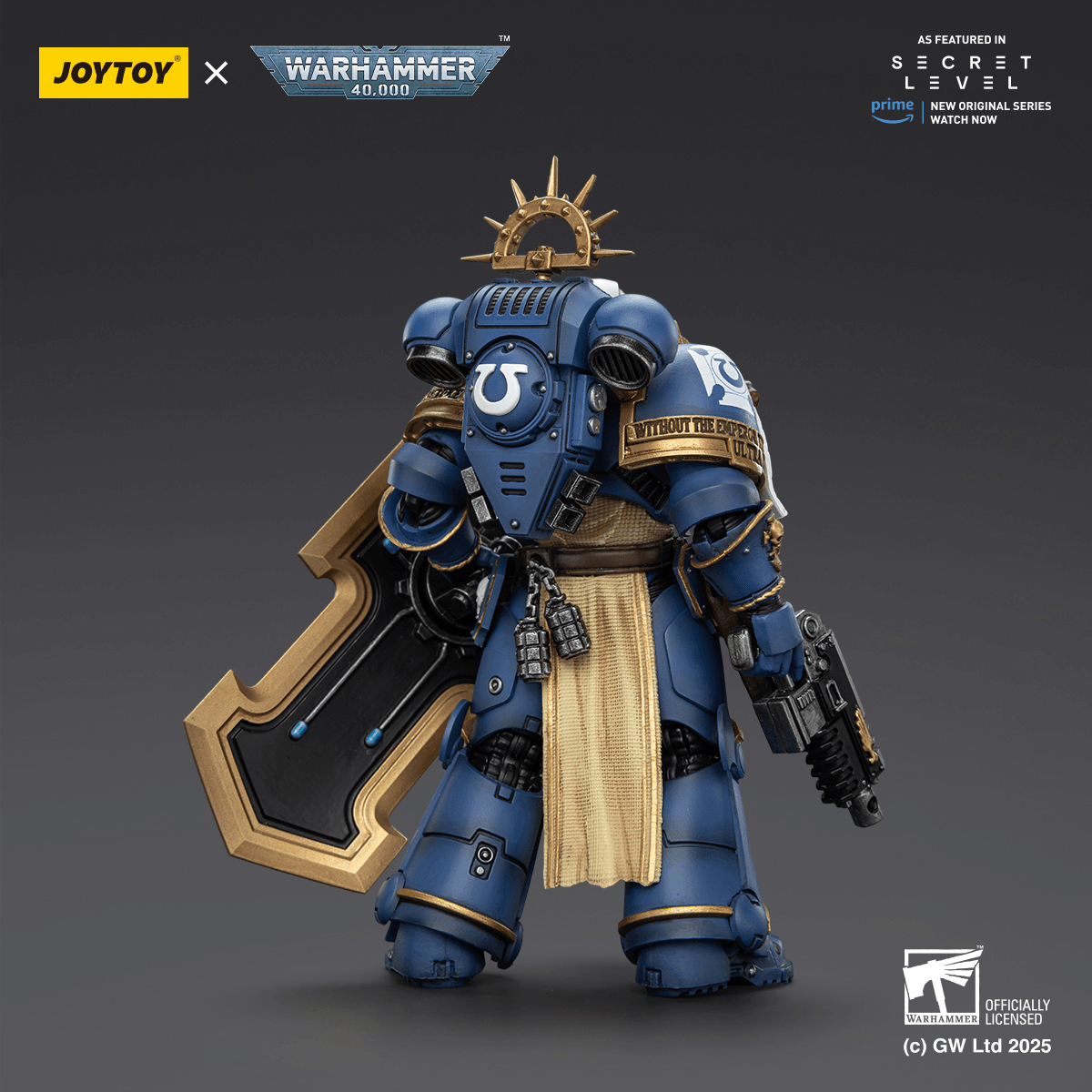 Ultramarines Levantus with Power Sword, Stormshield and Bolt Pistol | 6927054402793