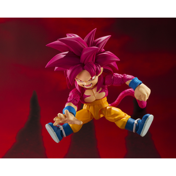 TAMASHII NATIONS SUPER SAIYAN 4 SON GOKU (MINI) -DAIMA- "Dragon Ball -Daima-", TAMASHII NATIONS S.H.Figuarts (P-Bandai Exclusive) | 4573102673497