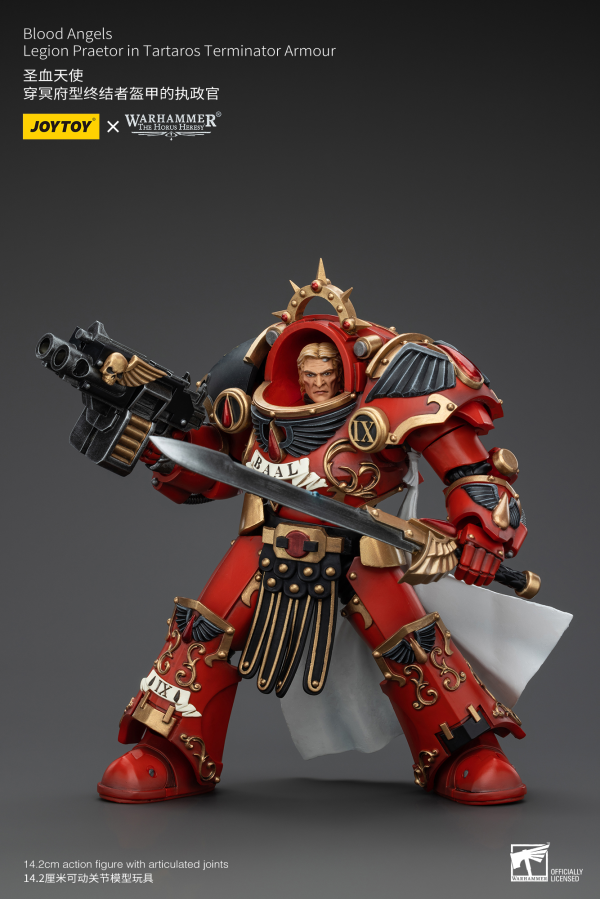 JOYTOY Blood Angels Legion Praetor in Tartaros Terminator Armour | 6927054400386