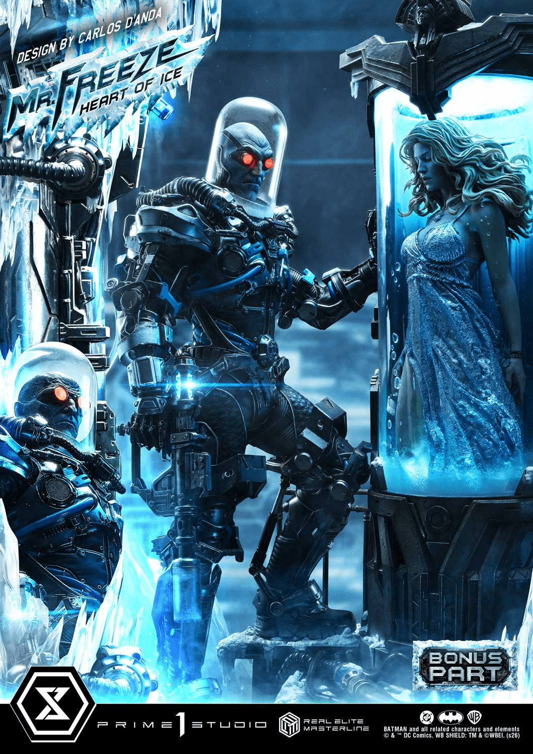 Real Elite Masterline Batman (Comics) Mr. Freeze Heart of Ice (Design by Carlos D'Anda) DX Bonus Version