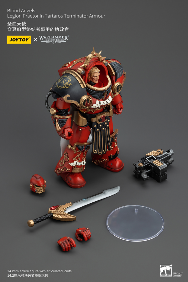 JOYTOY Blood Angels Legion Praetor in Tartaros Terminator Armour | 6927054400386