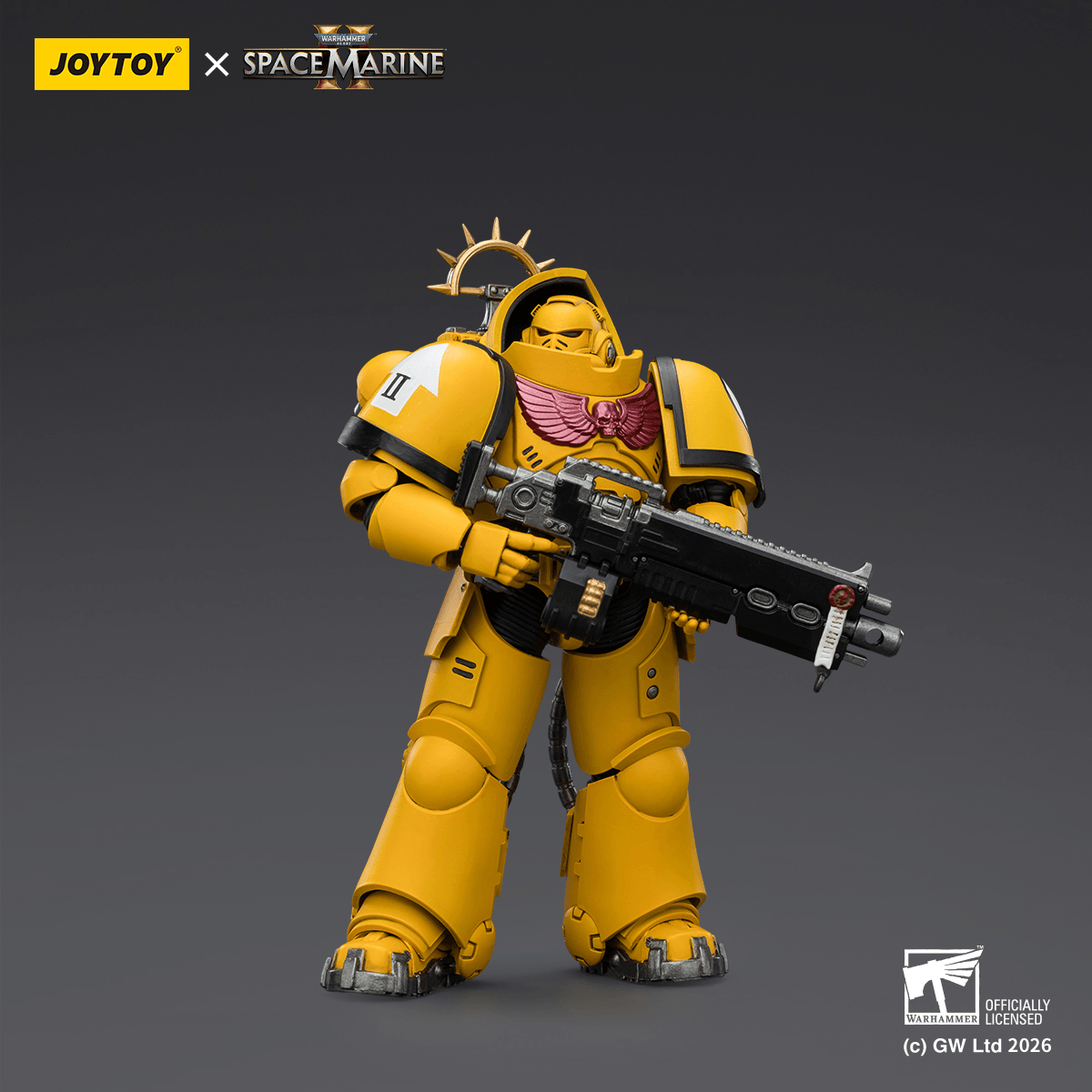 Game Edition Imperial Fists Heavy Intercessor with Heavy Bolt Rifle and Bolt Pistol | 6927054403653